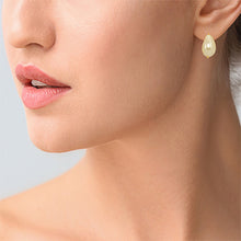 Sparkler Gold Shell Pearl Earrings