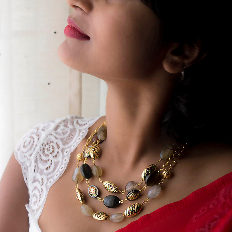 Tone up or Tone down your look with Jewellery - Shreya Krishnan
