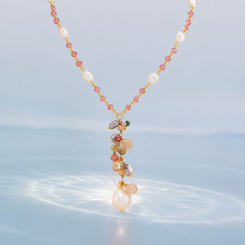 Kate Style Freshwater and Baroque Pearl Necklace