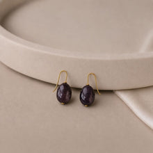 Amethyst Earings Drop Studs. Easy To Wear And Great To Style