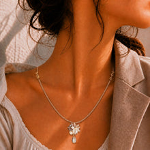 Handwoven Mesh Pendant In Freshwater Pearls And Zercon Crystals In Delicate Gold Spinniel Beads Necklace. It's Unique In Style And Expression. Enhance This Text