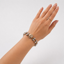 Multicoloured Freshwater Pearls Centre Piece Bracelet