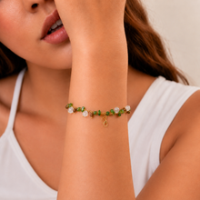 Multi Gemstone Crystal Charm Bracelet