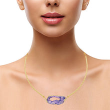 Delicate Hasli with a Natural Druzy Stone Necklace