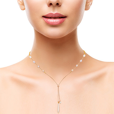 Buy Silver Necklaces & Pendants for Women by ZAVERI PEARLS Online | Ajio.com