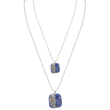 Healing Lapis Lazuli Pendant Layered Chains