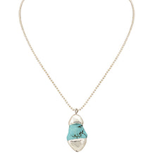 Lucky Turquoise Pendant Chain Necklace