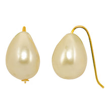 Sparkler Gold Shell Pearl Earrings