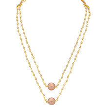 Sterling Golden Pearl Necklace