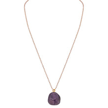 Healing Amethyst Pendant Layered Chains