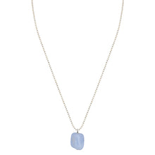 Healing Blue Lace Agate Pendant Layered Chains