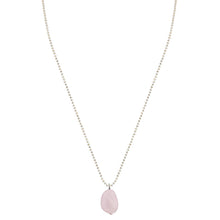 Healing Rose Quartz Agate Pendant Layered Chains