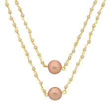 Sterling Golden Pearl Necklace