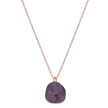 Healing Amethyst Pendant Layered Chains