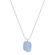 Healing Blue Lace Agate Pendant Layered Chains