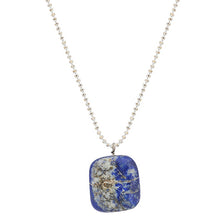 Healing Lapis Lazuli Pendant Layered Chains