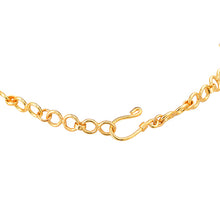 StyleAura - Delicate Ruby Red Chain with Freshwater Pearl Necklace SAOL10254